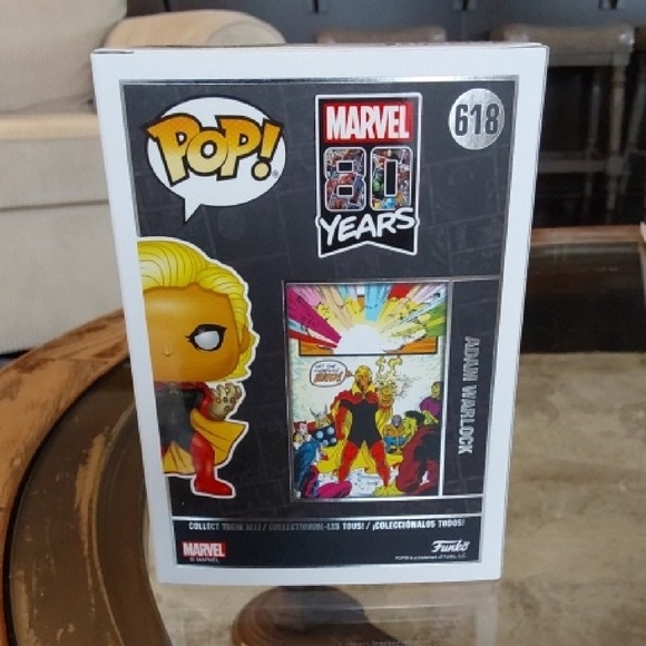 Funko Special Edition Adam Warlock Figure - Yellow and Black - Picture 3 of 7